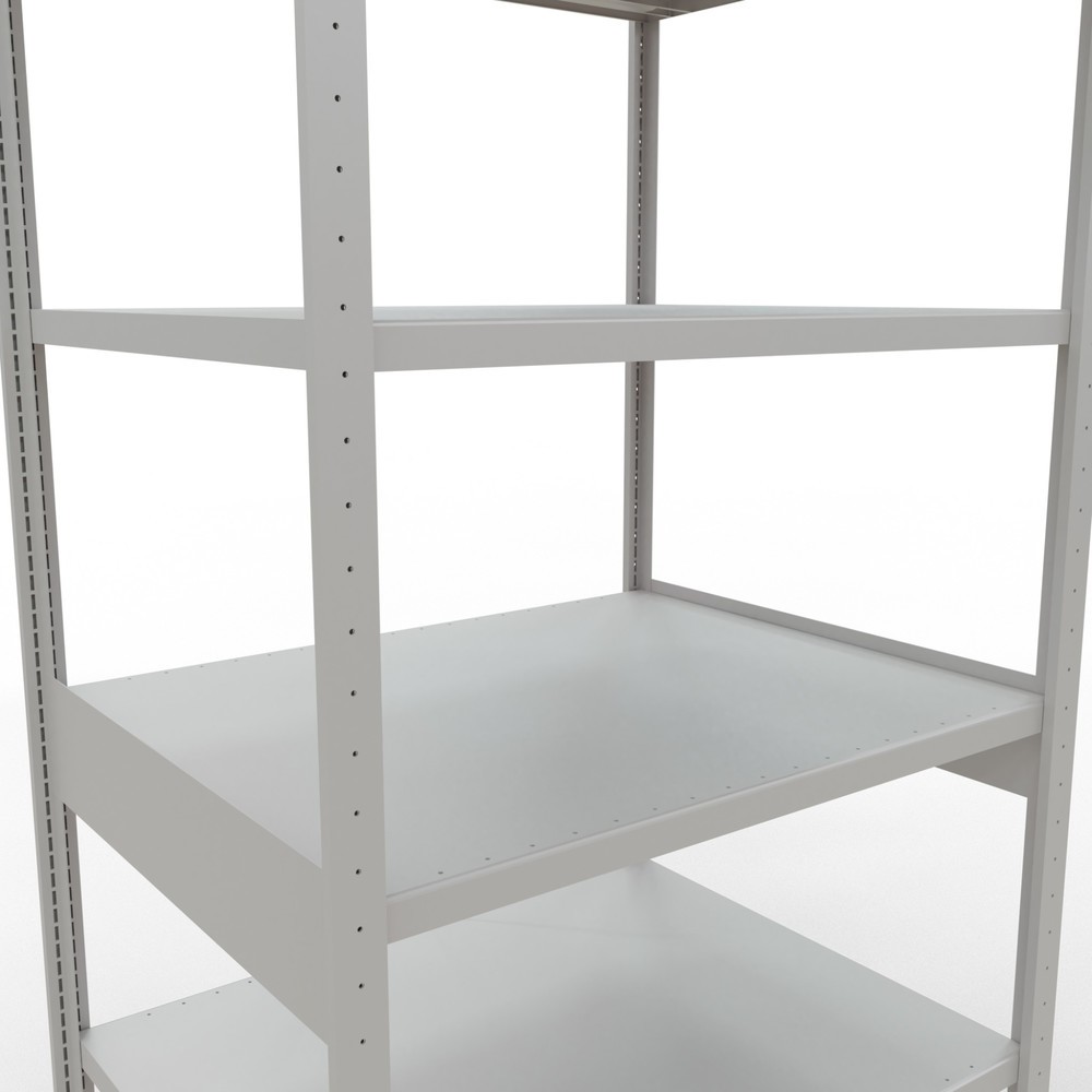 Immagine del prodotto n. 5: Scaffalatura a ripiani SCHULTE, grigio chiaro, portata per piano di 330 kg, AxLxP 2.500 x 1.060 x 836 mm