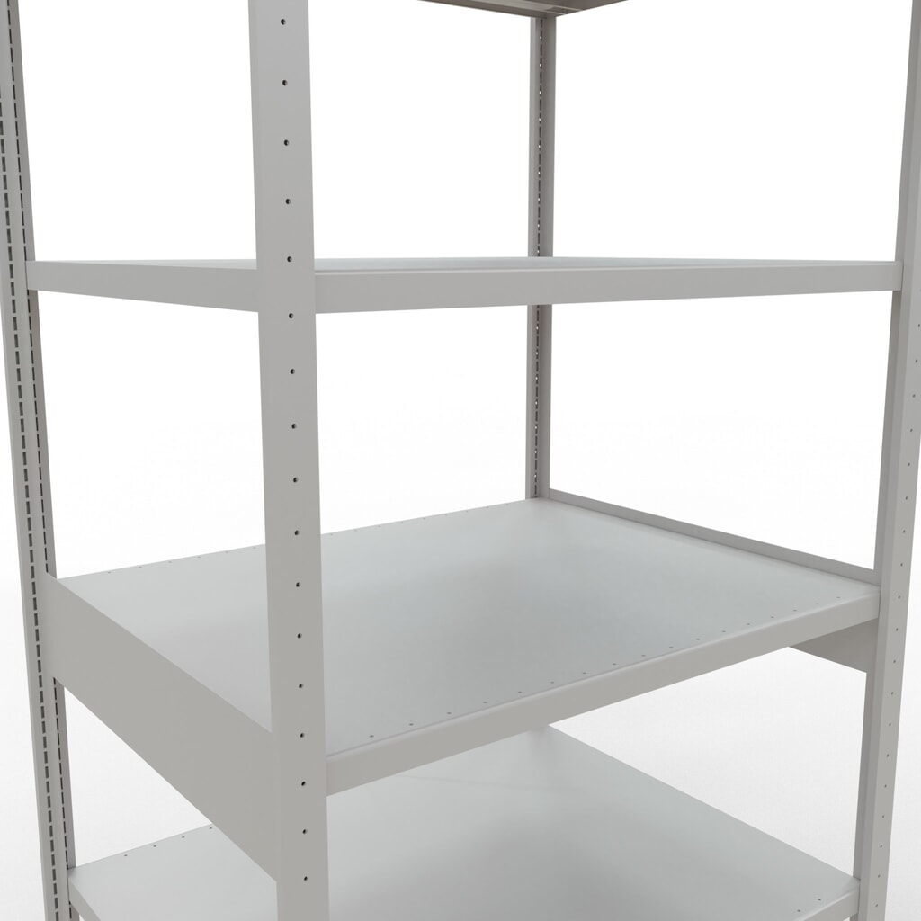 Immagine del prodotto n. 5: Scaffalatura a ripiani SCHULTE, grigio chiaro, portata per piano di 330 kg, AxLxP 2.500 x 1.060 x 836 mm