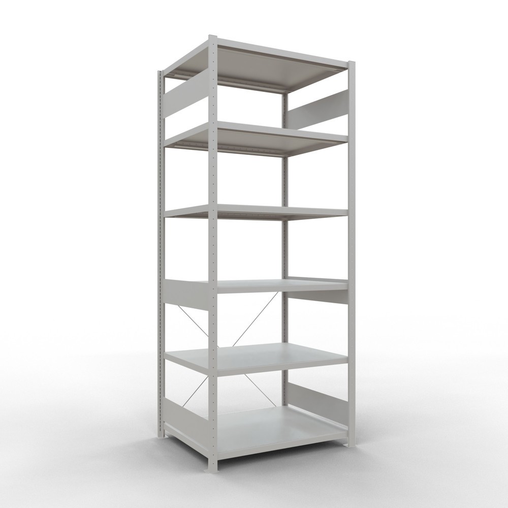 Immagine del prodotto: Scaffalatura a ripiani SCHULTE, grigio chiaro, portata per piano di 330 kg, AxLxP 2.500 x 1.060 x 836 mm