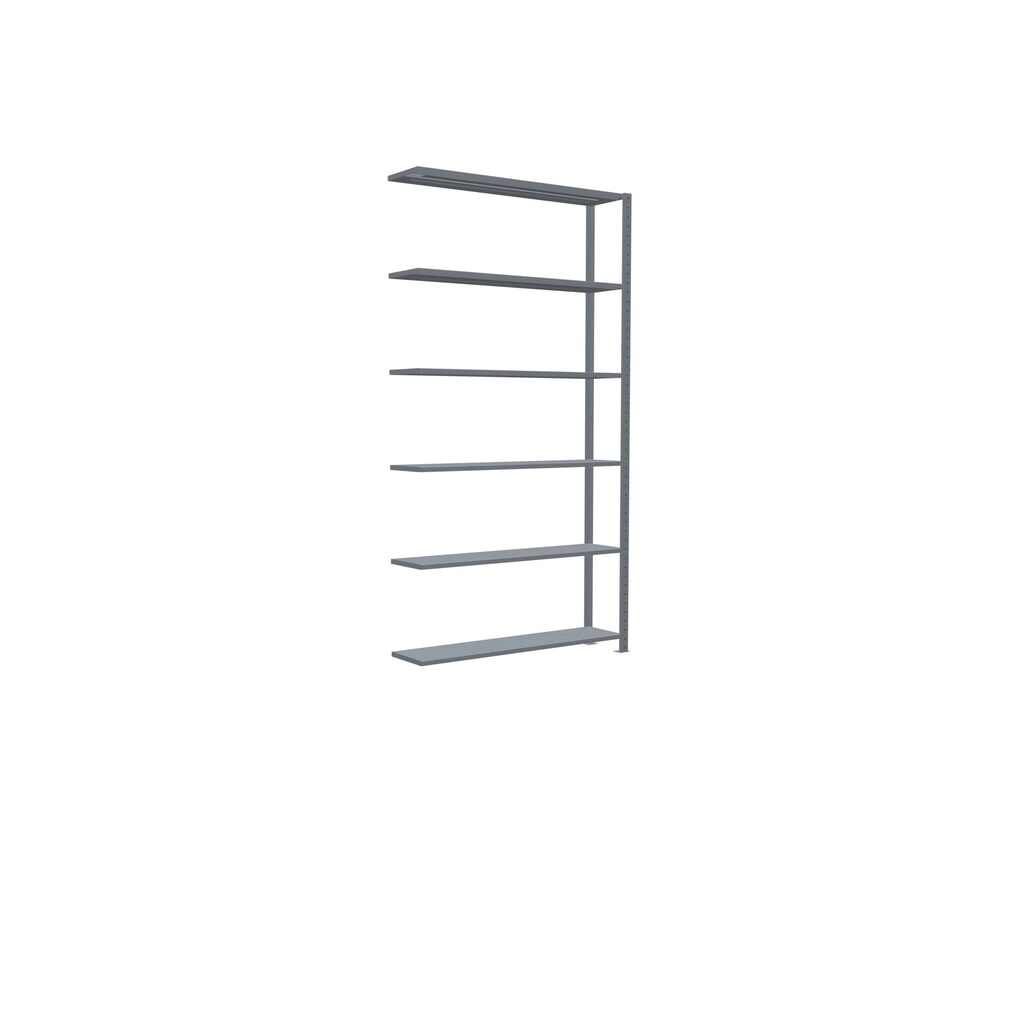 Scaffalatura a ripiani SCHULTE, sistema a incastro, campata aggiuntiva, portata per piano 150 kg, zincata, HxLxP 2.500 x 1.300 x 300 mm Immagine del prodotto n. 2: Scaffalatura a ripiani SCHULTE, sistema a incastro, campata aggiuntiva, portata per piano 150 kg, zincata, HxLxP 2.500 x 1.300 x 300 mm