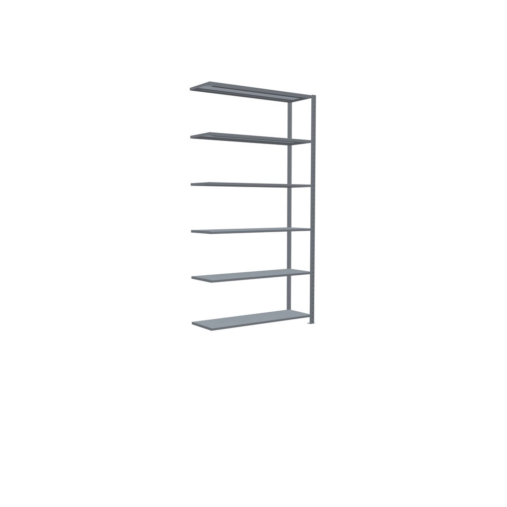 Immagine del prodotto n. 2: Scaffalatura a ripiani SCHULTE, sistema a incastro, campata aggiuntiva, portata per piano 150 kg, zincata, HxLxP 2.500 x 1.300 x 400 mm