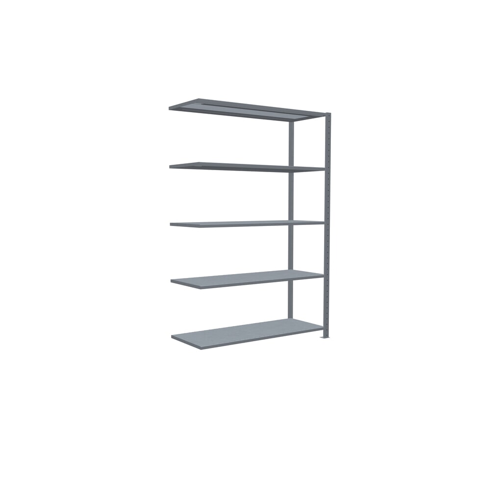 Scaffalatura a ripiani SCHULTE, sistema a incastro, campata aggiuntiva, portata per piano 150 kg, zincata, AxLxP 2.000 x 1.300 x 500 mm Immagine del prodotto n. 2: Scaffalatura a ripiani SCHULTE, sistema a incastro, campata aggiuntiva, portata per piano 150 kg, zincata, AxLxP 2.000 x 1.300 x 500 mm