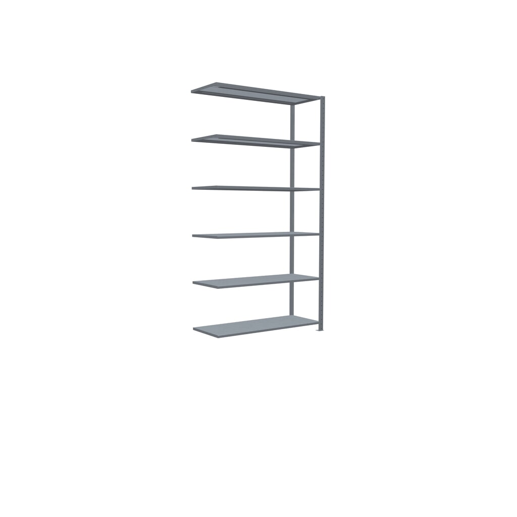 Scaffalatura a ripiani SCHULTE, sistema a incastro, campata aggiuntiva, portata per piano 150 kg, zincata, AxLxP 2.500 x 1.300 x 500 mm Immagine del prodotto n. 2: Scaffalatura a ripiani SCHULTE, sistema a incastro, campata aggiuntiva, portata per piano 150 kg, zincata, AxLxP 2.500 x 1.300 x 500 mm