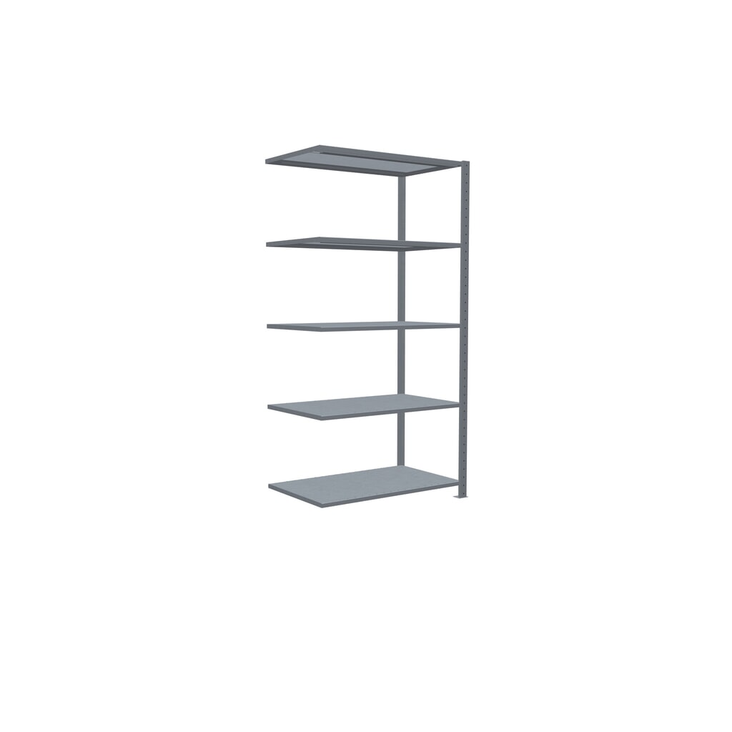 Immagine del prodotto n. 2: Scaffalatura a ripiani SCHULTE, sistema a incastro, campata aggiuntiva, portata per piano 150 kg, zincata, AxLxP 2.000 x 1.000 x 600 mm