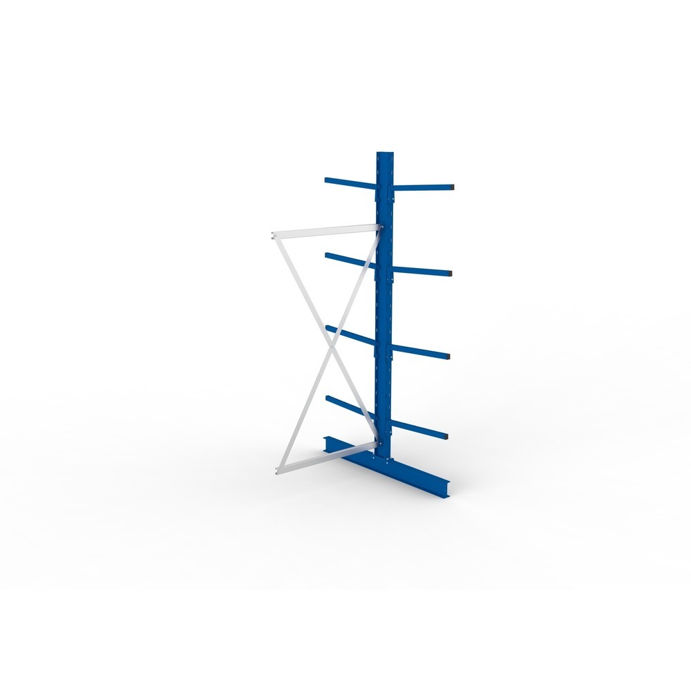 Immagine del prodotto n. 4: Campata aggiuntiva per scaffalatura cantilever META, a doppio fronte, portata per braccio 140 kg, AxLxP 2.500 x 1.030 x 1.420 mm