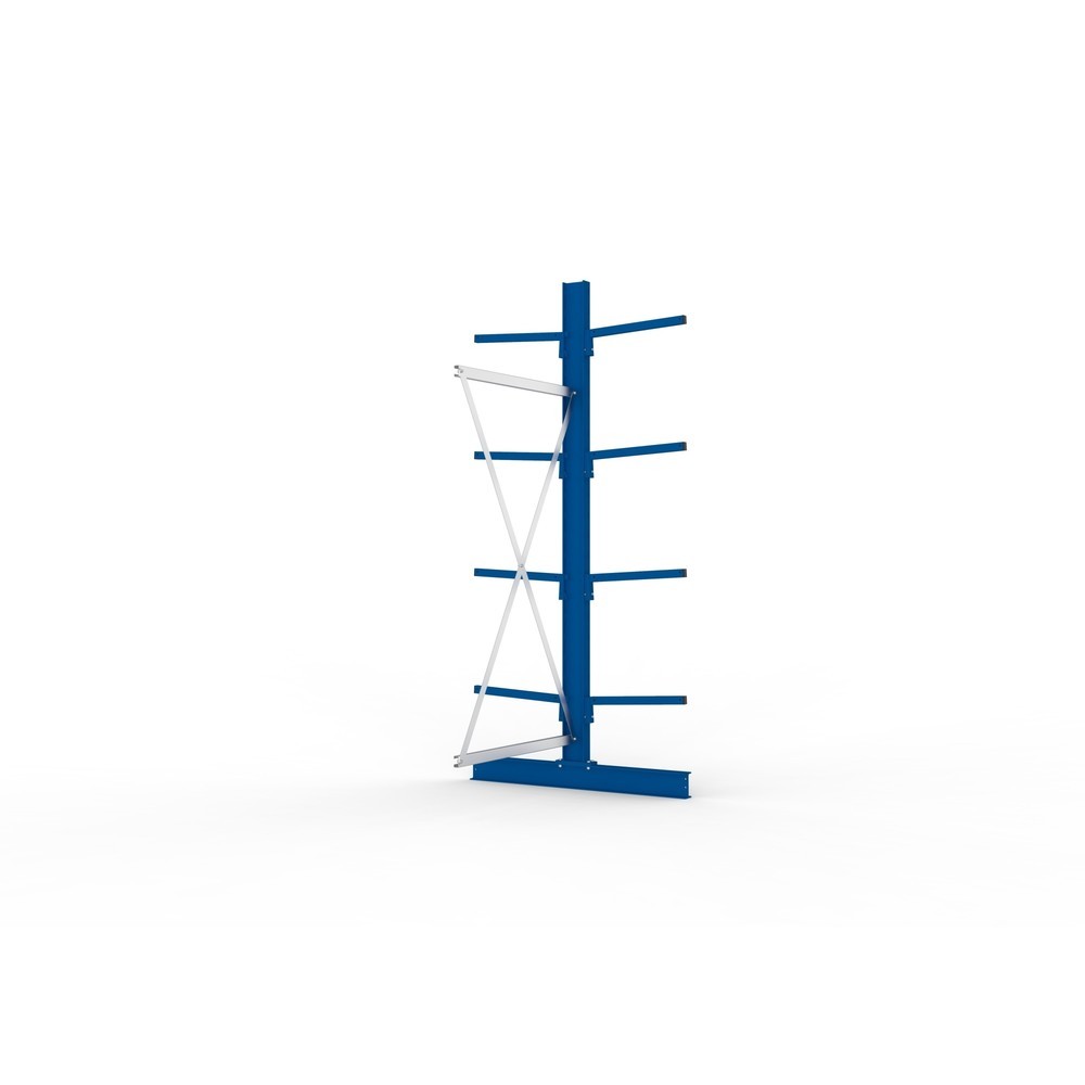 Immagine del prodotto n. 2: Campata aggiuntiva per scaffalatura cantilever META, a doppio fronte, portata per braccio 175 kg, AxLxP 2.500 x 1.030 x 1.220 mm