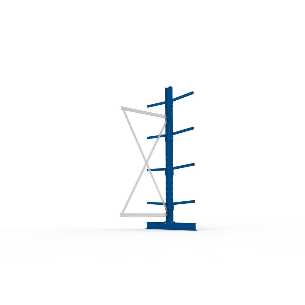 Immagine del prodotto n. 3: Campata aggiuntiva per scaffalatura cantilever META, a doppio fronte, portata per braccio 175 kg, AxLxP 2.500 x 1.030 x 1.220 mm
