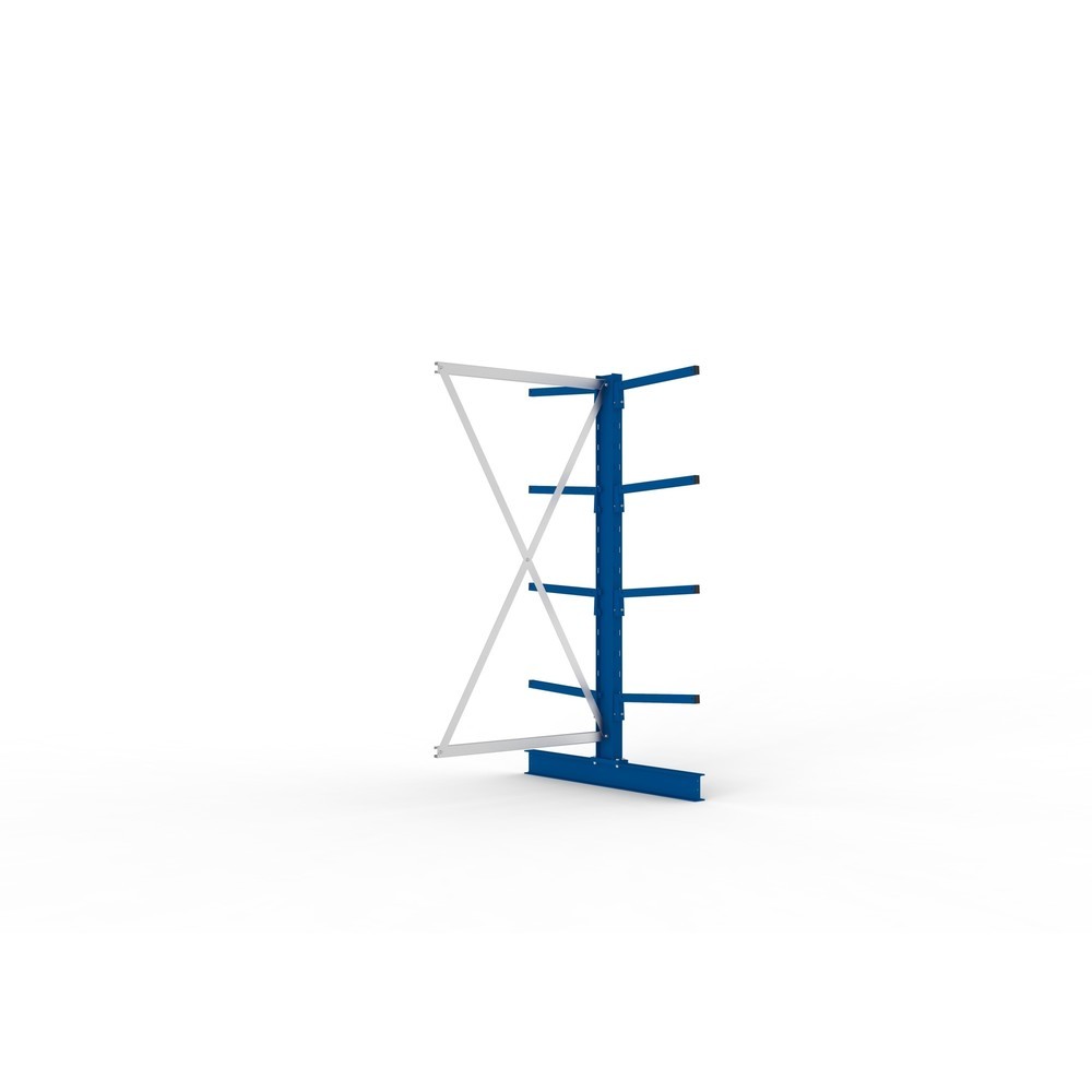 Immagine del prodotto: Campata aggiuntiva per scaffalatura cantilever META, a doppio fronte, portata per braccio 175 kg, AxLxP 2.000 x 1.030 x 1.220 mm