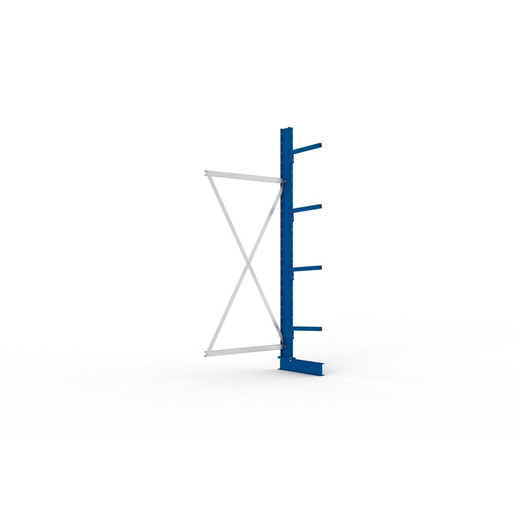 Immagine del prodotto: Campata aggiuntiva per scaffalatura cantilever META, a fronte singolo, portata per braccio 220 kg, AxLxP 2.500 x 1.030 x 610 mm