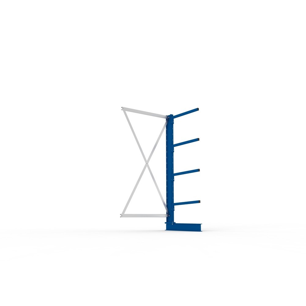 Immagine del prodotto n. 3: Campata aggiuntiva per scaffalatura cantilever META, a fronte singolo, portata per braccio 140 kg, AxLxP 2.000 x 1.094 x 810 mm