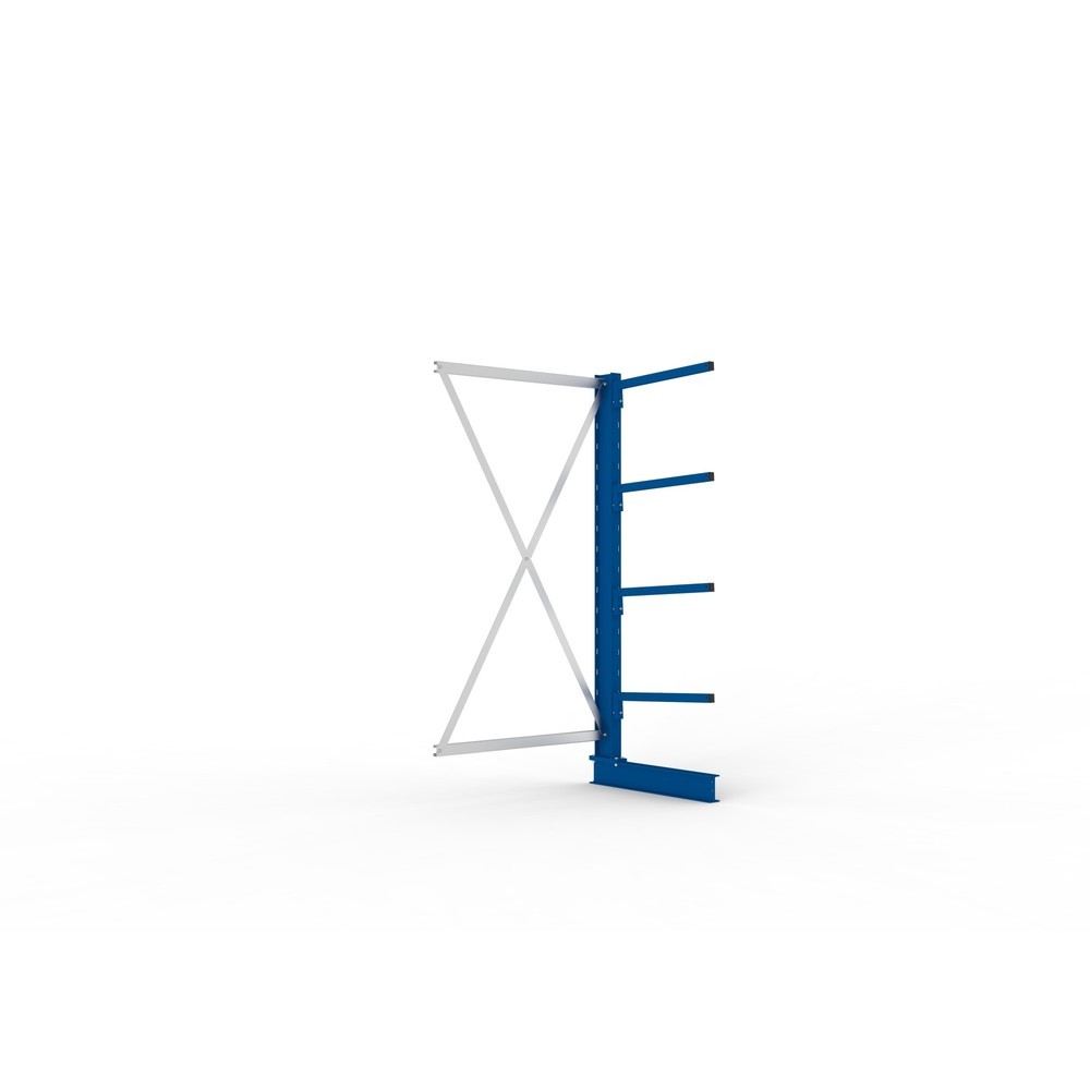 Immagine del prodotto: Campata aggiuntiva per scaffalatura cantilever META, a fronte singolo, portata per braccio 140 kg, AxLxP 2.000 x 1.094 x 810 mm
