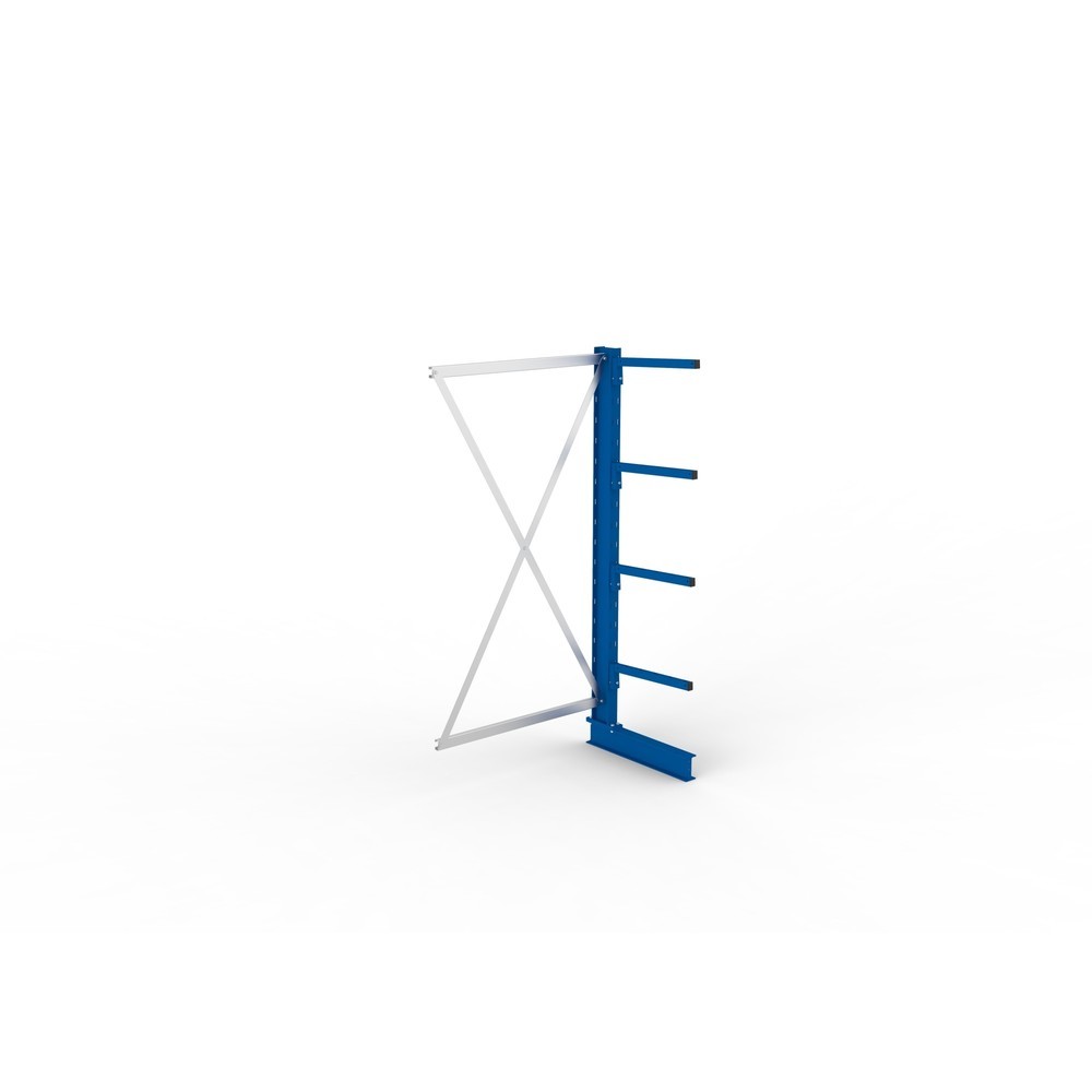 Immagine del prodotto n. 4: Campata aggiuntiva per scaffalatura cantilever META, a fronte singolo, portata per braccio 175 kg, AxLxP 2.000 x 1.030 x 710 mm