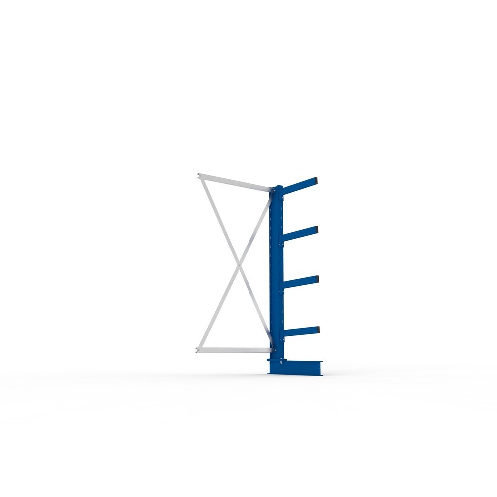 Immagine del prodotto n. 3: Campata aggiuntiva per scaffalatura cantilever META, a fronte singolo, portata per braccio 430 kg, AxLxP 2.000 x 1.030 x 730 mm