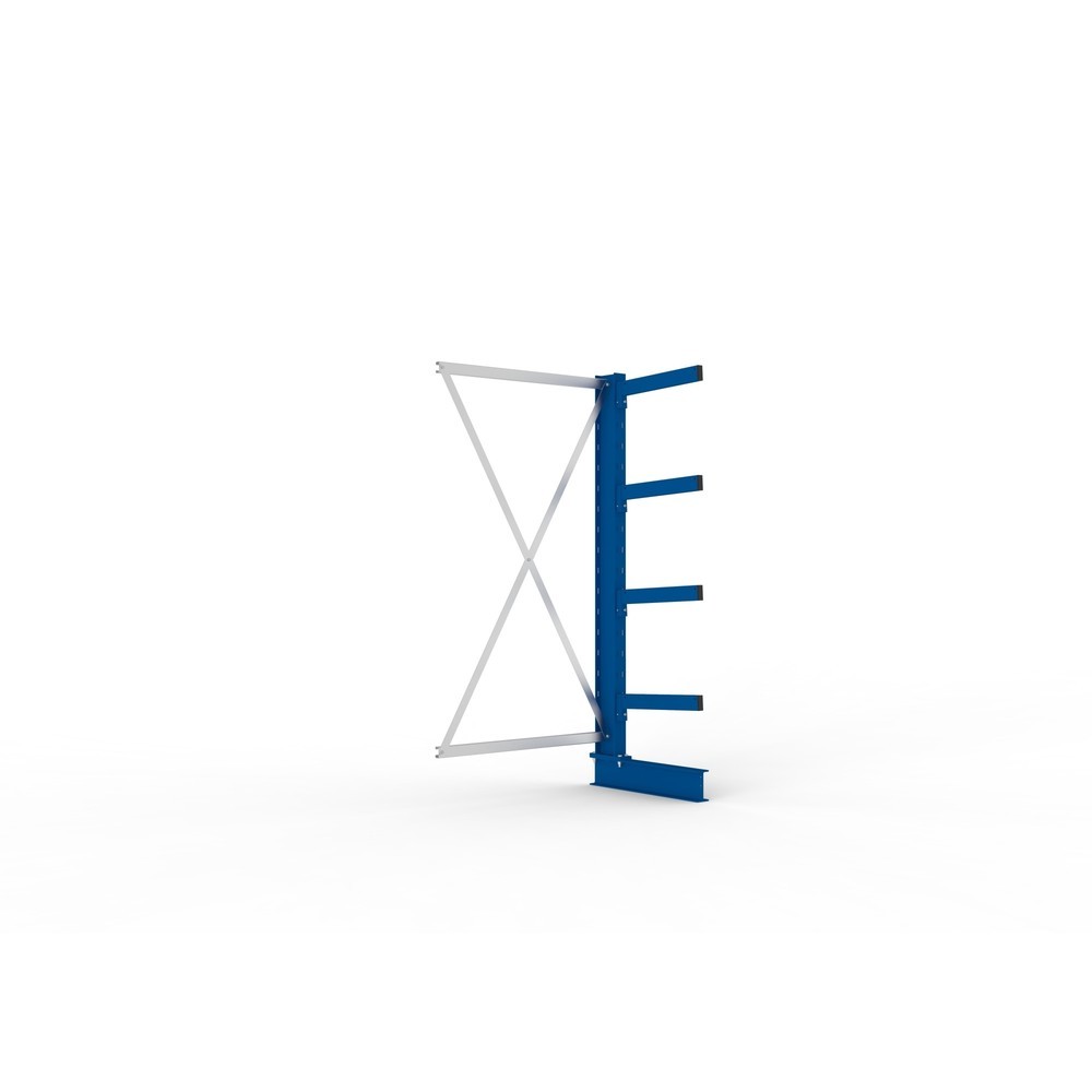 Immagine del prodotto n. 1: Campata aggiuntiva per scaffalatura cantilever META, a fronte singolo, portata per braccio 430 kg, AxLxP 2.000 x 1.030 x 730 mm