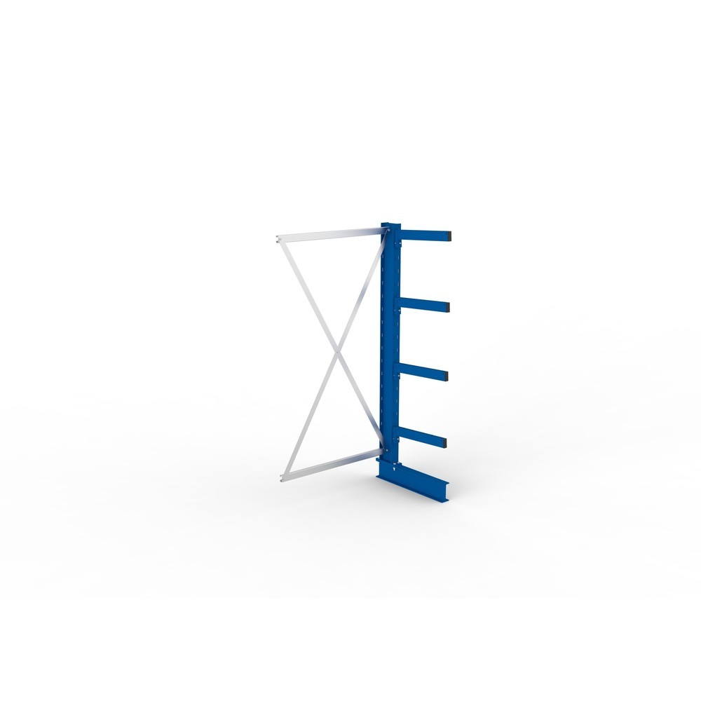 Immagine del prodotto n. 4: Campata aggiuntiva per scaffalatura cantilever META, a fronte singolo, portata per braccio 430 kg, AxLxP 2.000 x 1.030 x 730 mm