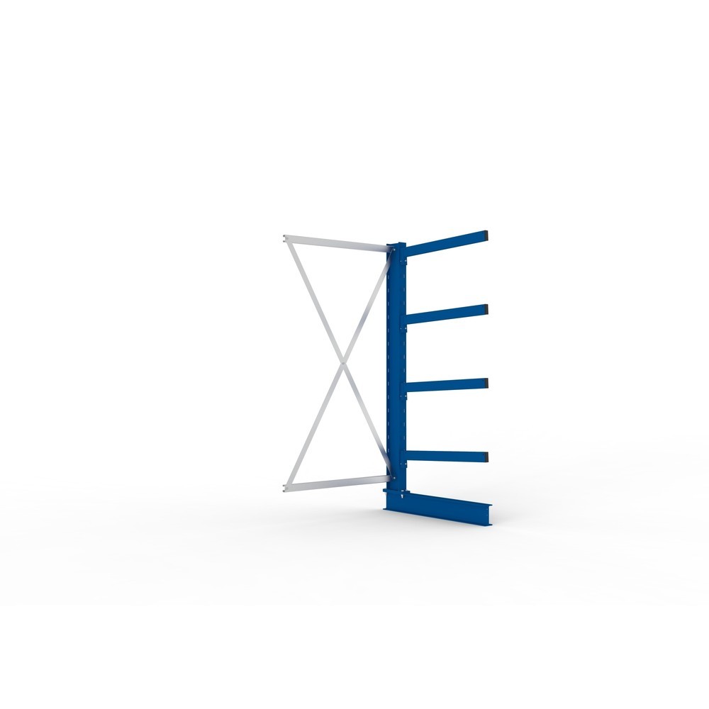 Immagine del prodotto: Campata aggiuntiva per scaffalatura cantilever META, a fronte singolo, portata per braccio 250 kg, AxLxP 2.000 x 1.103 x 1.030 mm