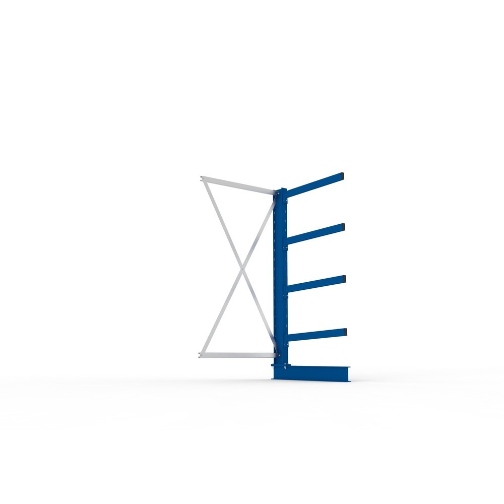 Immagine del prodotto n. 3: Campata aggiuntiva per scaffalatura cantilever META, a fronte singolo, portata per braccio 250 kg, AxLxP 2.000 x 1.103 x 1.030 mm