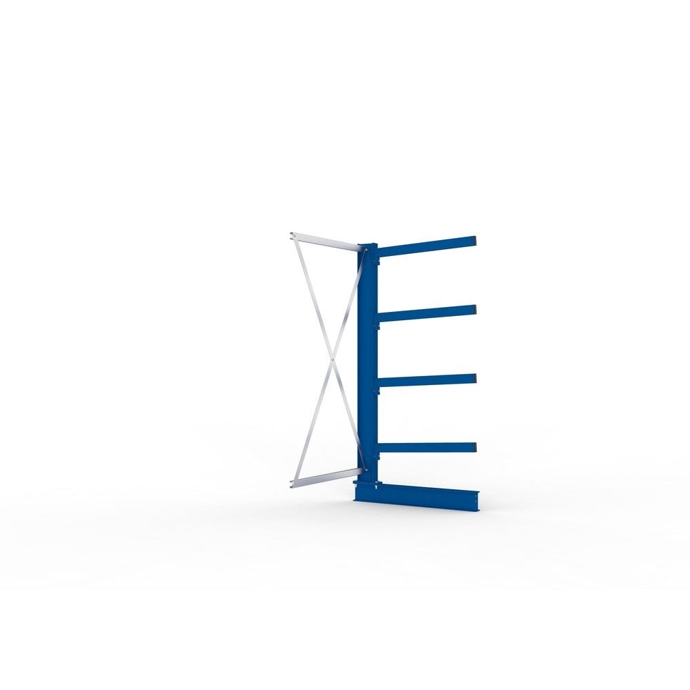 Immagine del prodotto n. 4: Campata aggiuntiva per scaffalatura cantilever META, a fronte singolo, portata per braccio 250 kg, AxLxP 2.000 x 1.103 x 1.030 mm