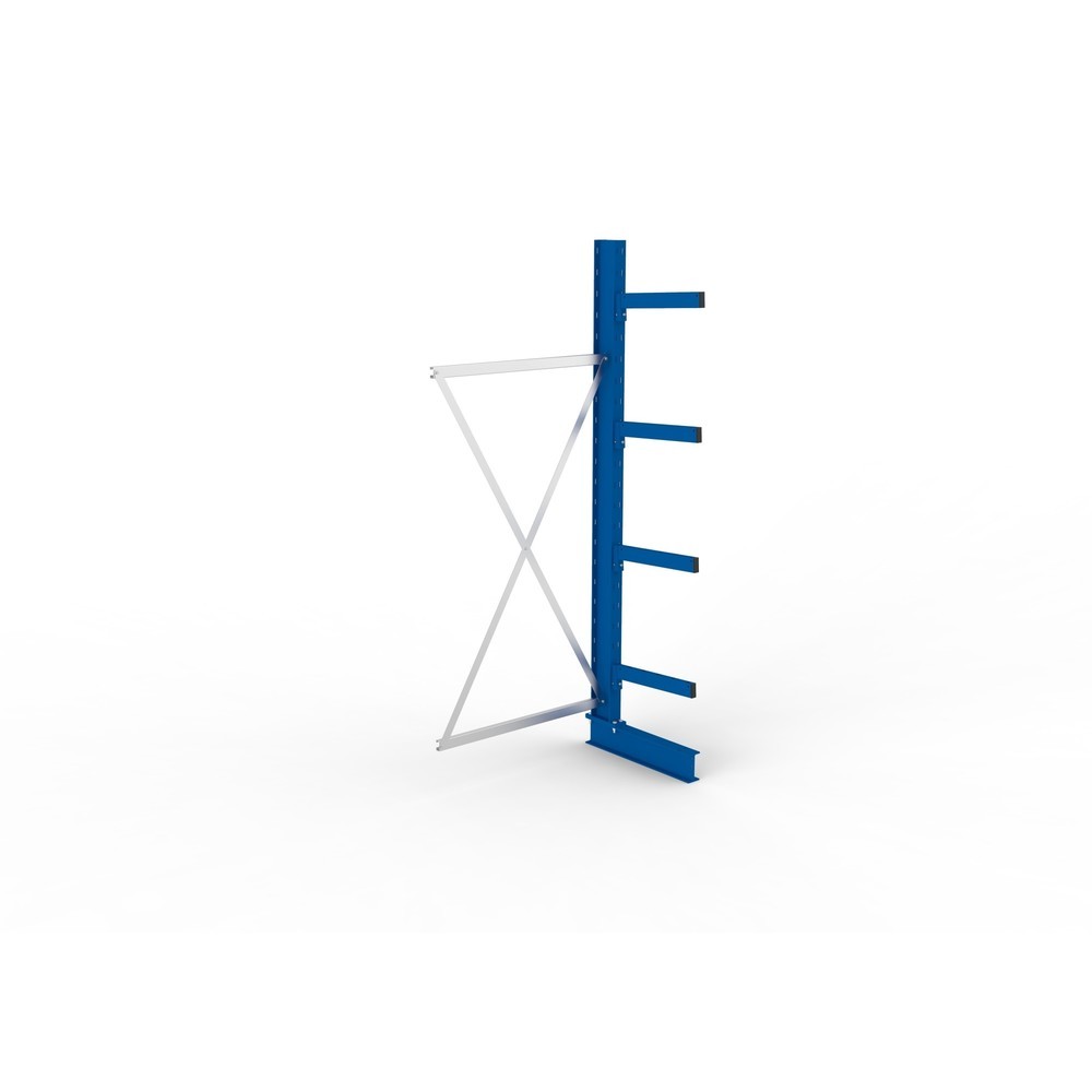 Immagine del prodotto n. 2: Campata aggiuntiva per scaffalatura cantilever META, a fronte singolo, portata per braccio 430 kg, AxLxP 2.500 x 1.030 x 730 mm