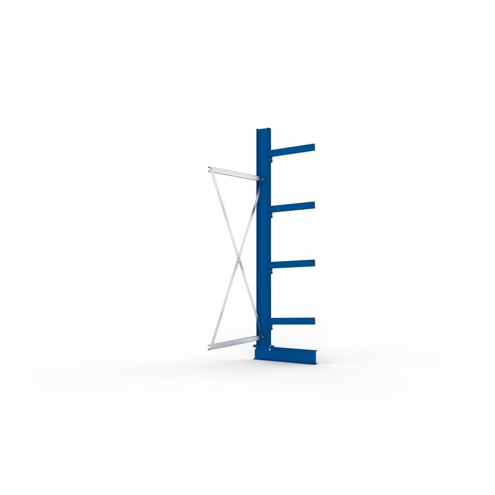 Immagine del prodotto n. 4: Campata aggiuntiva per scaffalatura cantilever META, a fronte singolo, portata per braccio 430 kg, AxLxP 2.500 x 1.030 x 730 mm
