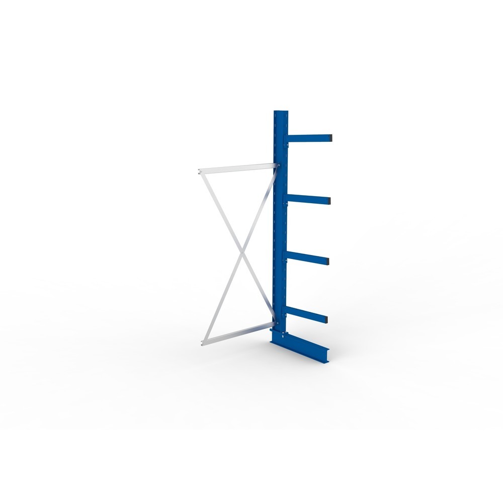 Immagine del prodotto n. 2: Campata aggiuntiva per scaffalatura cantilever META, a fronte singolo, portata per braccio 355 kg, AxLxP 2.500 x 1.030 x 830 mm