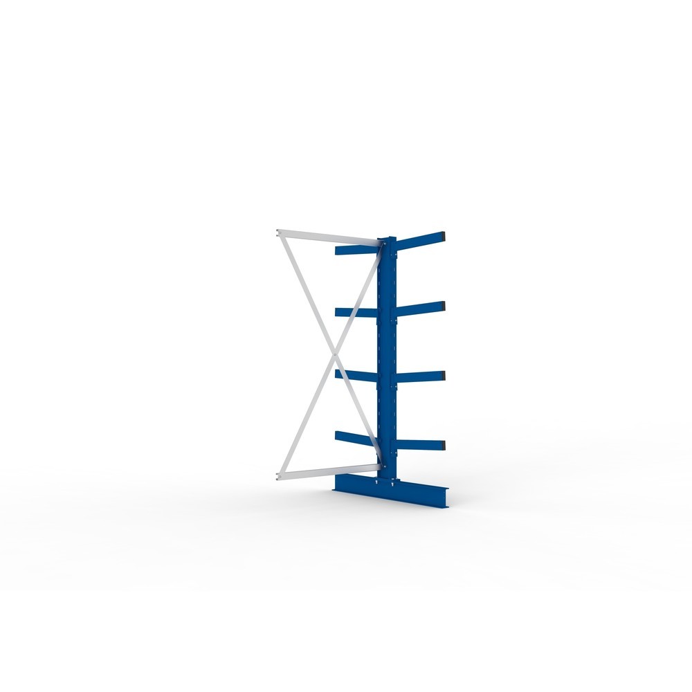 Immagine del prodotto: Campata aggiuntiva per scaffalatura cantilever META, a doppio fronte, portata per braccio fino a 430 kg, AxLxP 2.000 x 1.030 x 1.240 mm