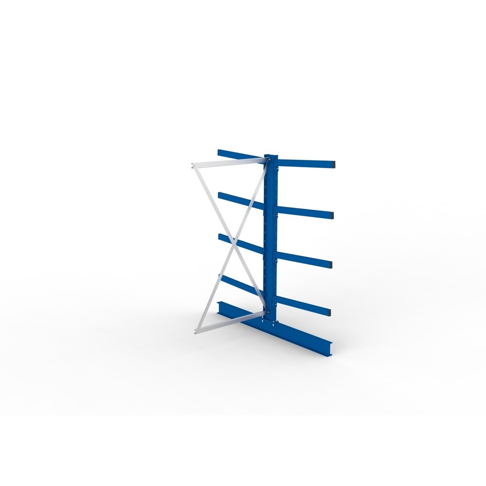 Immagine del prodotto n. 2: Campata aggiuntiva per scaffalatura cantilever META, a doppio fronte, portata per braccio fino a 250 kg, AxLxP 2.000 x 1.030 x 1.840 mm