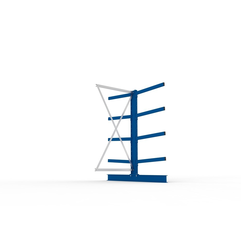 Immagine del prodotto n. 3: Campata aggiuntiva per scaffalatura cantilever META, a doppio fronte, portata per braccio fino a 250 kg, AxLxP 2.000 x 1.030 x 1.840 mm