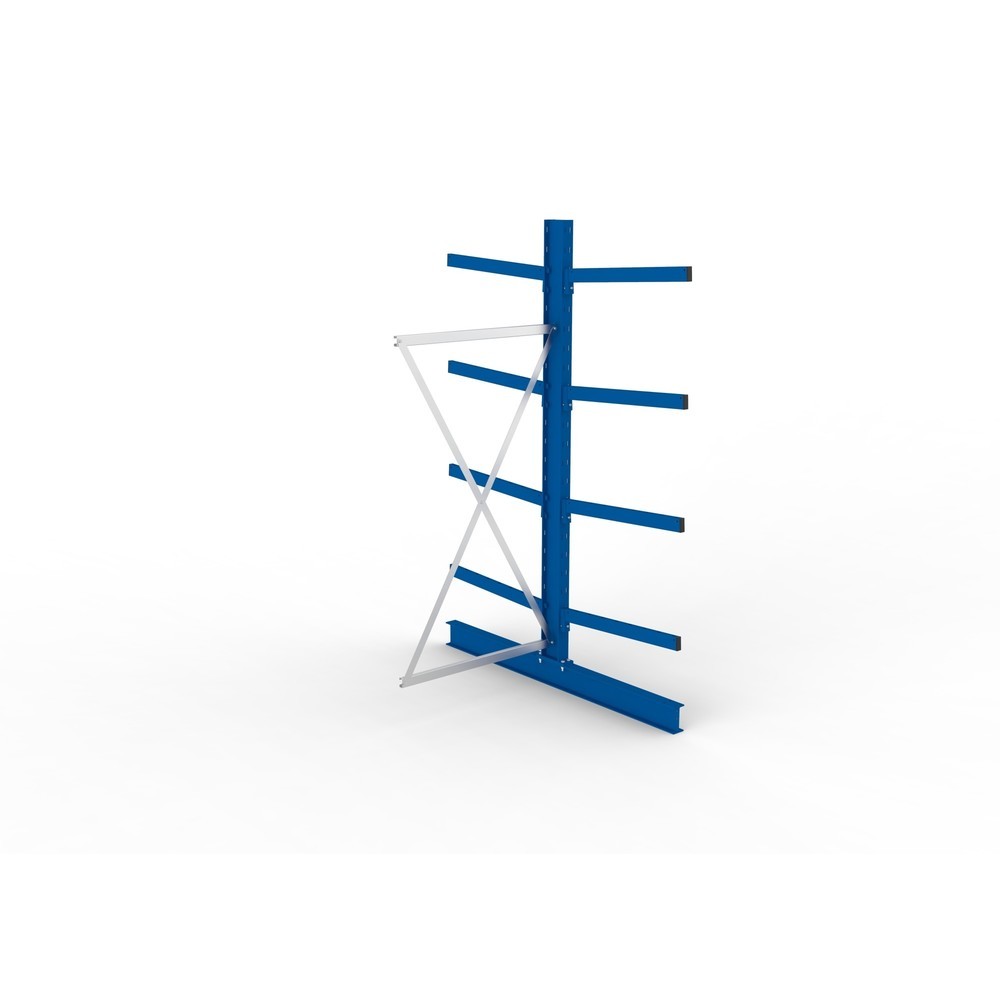 Immagine del prodotto n. 2: Campata aggiuntiva per scaffalatura cantilever META, a doppio fronte, portata per braccio fino a 250 kg, AxLxP 2.500 x 1.030 x 1.840 mm