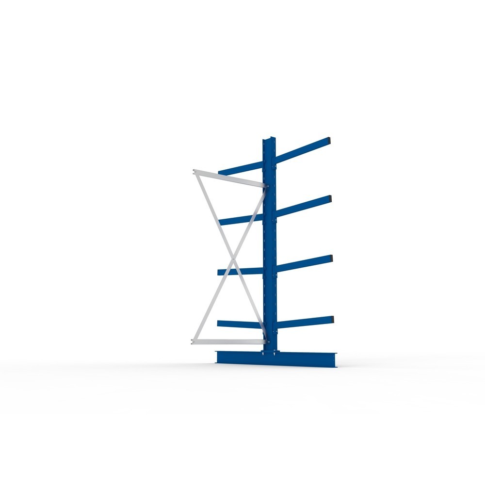 Immagine del prodotto n. 3: Campata aggiuntiva per scaffalatura cantilever META, a doppio fronte, portata per braccio fino a 250 kg, AxLxP 2.500 x 1.030 x 1.840 mm