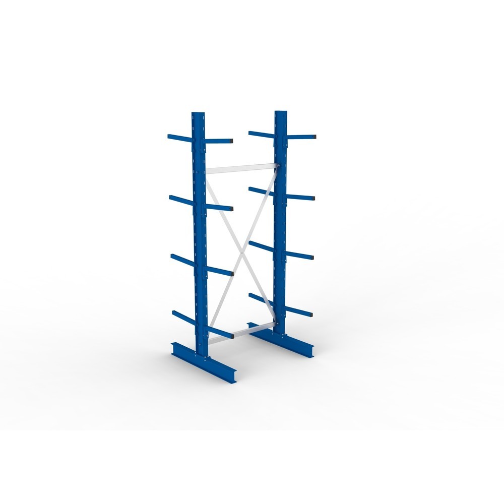 Immagine del prodotto n. 4: Campata base per scaffalatura cantilever META, a doppio fronte, portata per braccio 220 kg, AxLxP 2.500 x 1.094 x 1.020 mm