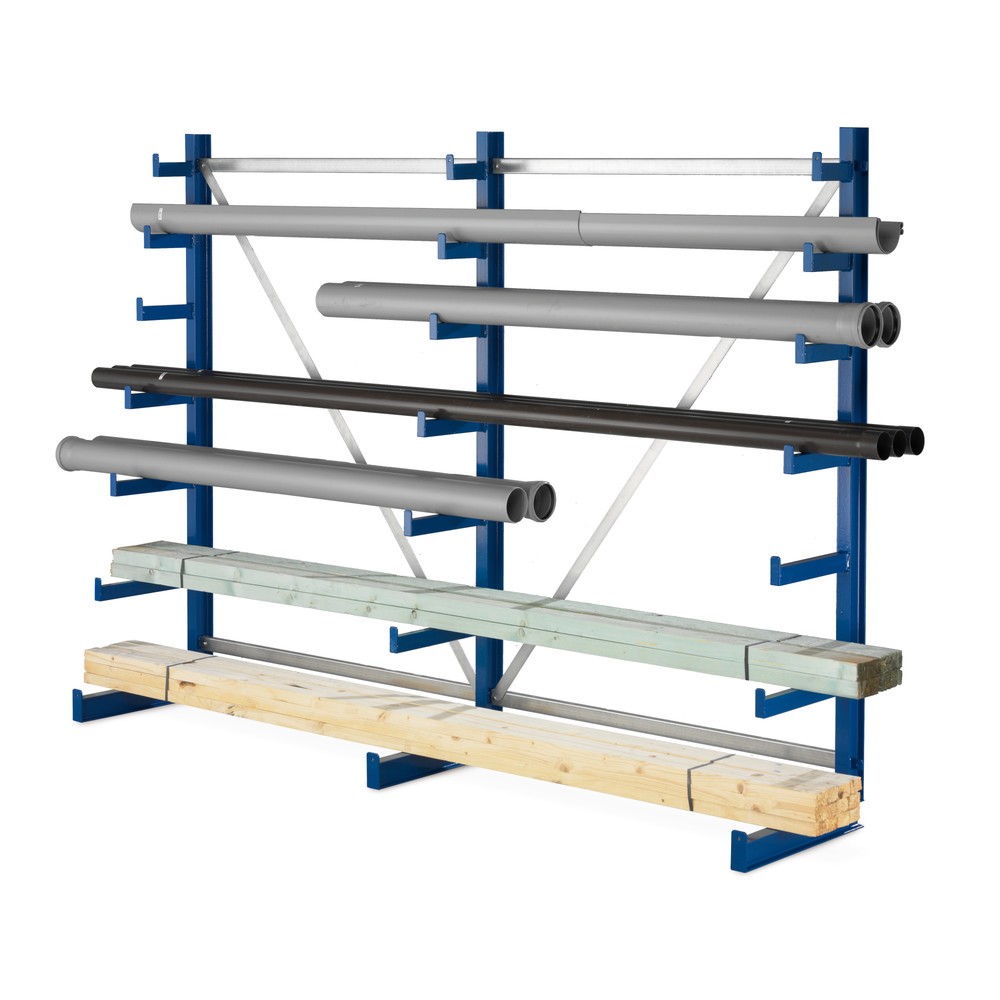 Immagine del prodotto: Scaffalatura cantilever META, monofronte, portata 150 kg, 3 montanti