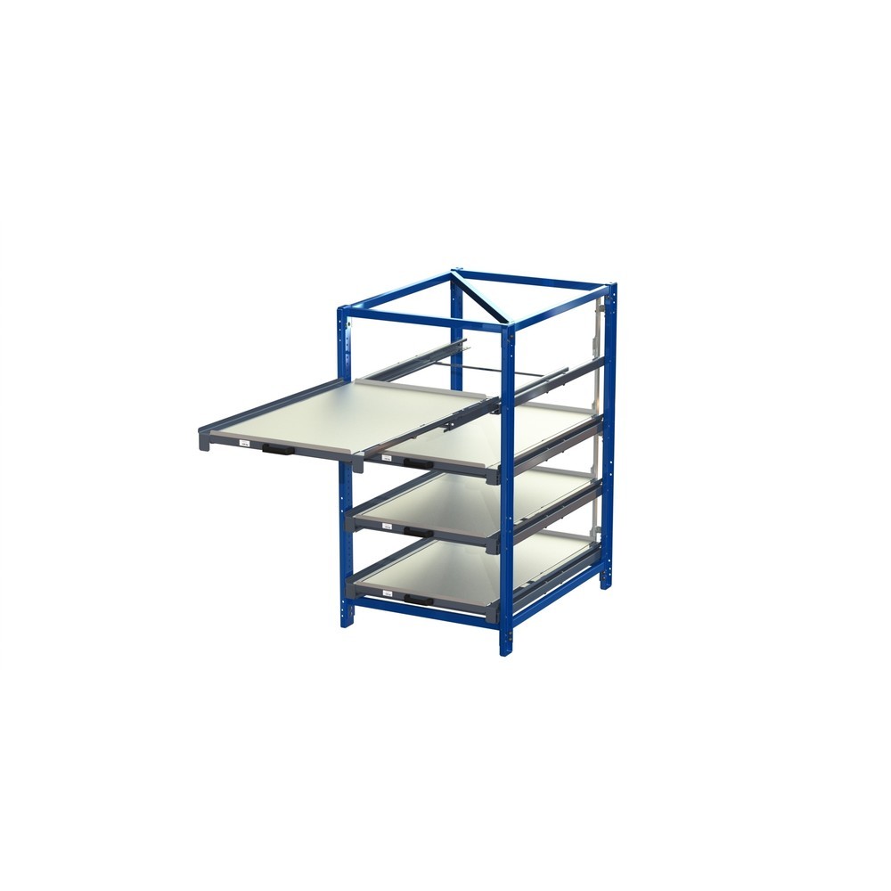 Immagine del prodotto n. 2: Scaffale con ripiani estraibili, 4 ripiani
