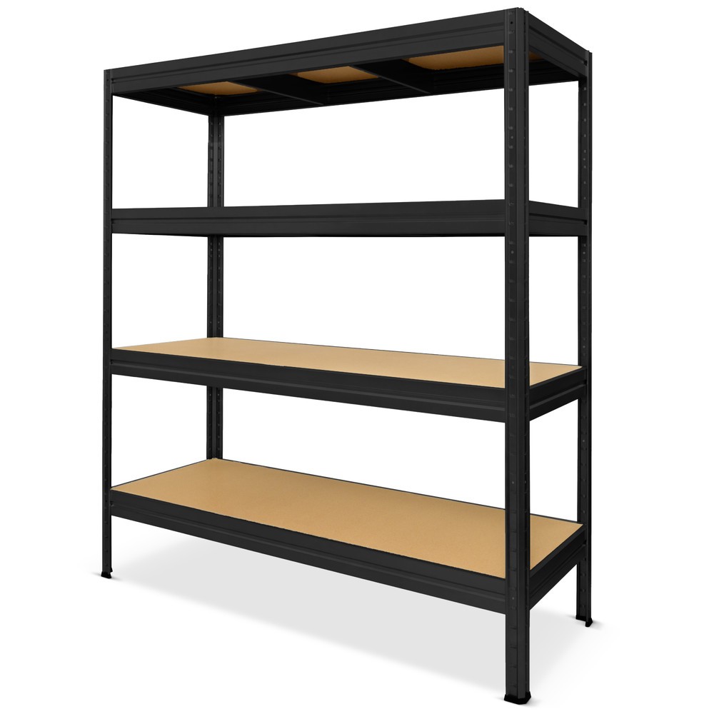 Immagine del prodotto: Scaffalatura per carichi pesanti HEMMDAL modello L, nero - 177 x 160 x 60 cm - fino a 2.400 kg