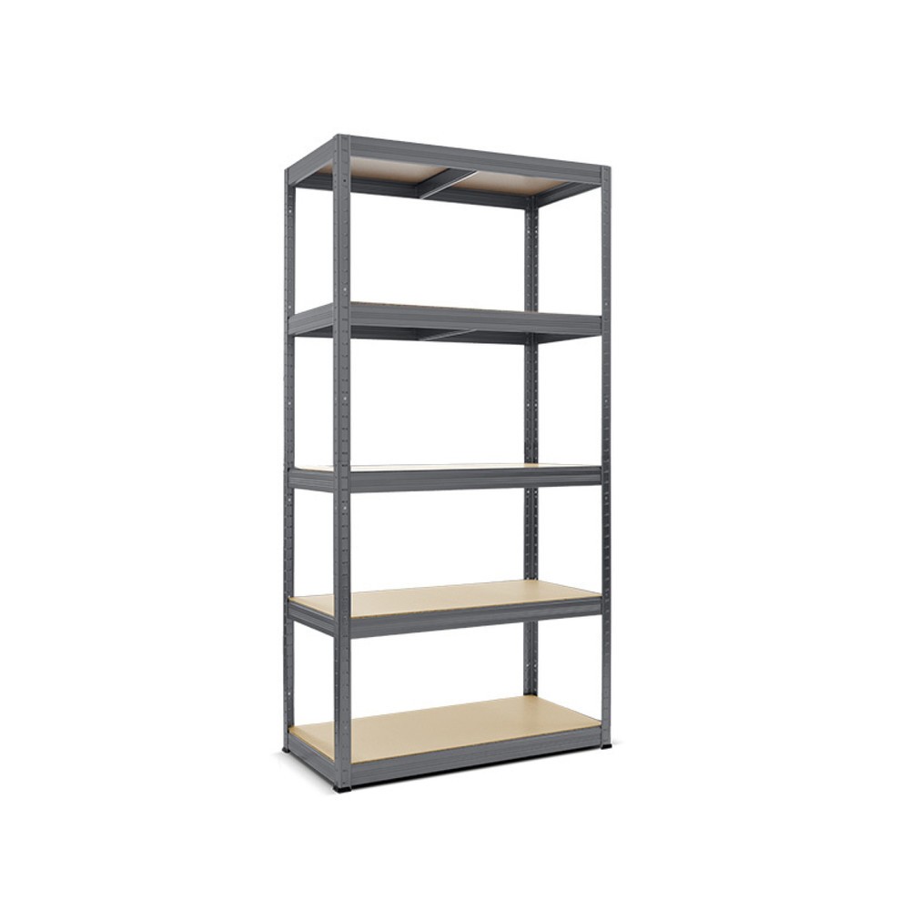 Immagine del prodotto: Scaffalatura per carichi pesanti HEMMDAL modello M, grigio grafite - 180 x 120 x 45 cm - fino a 1.000 kg
