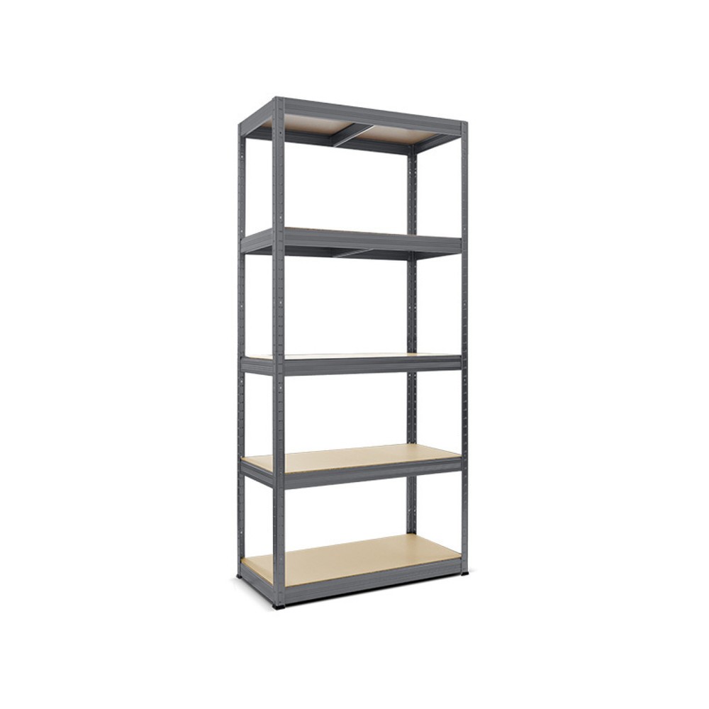 Immagine del prodotto n. 1: Scaffalatura per carichi pesanti HEMMDAL modello S+, grigio grafite - 180 x 90 x 60 cm - fino a 750 kg