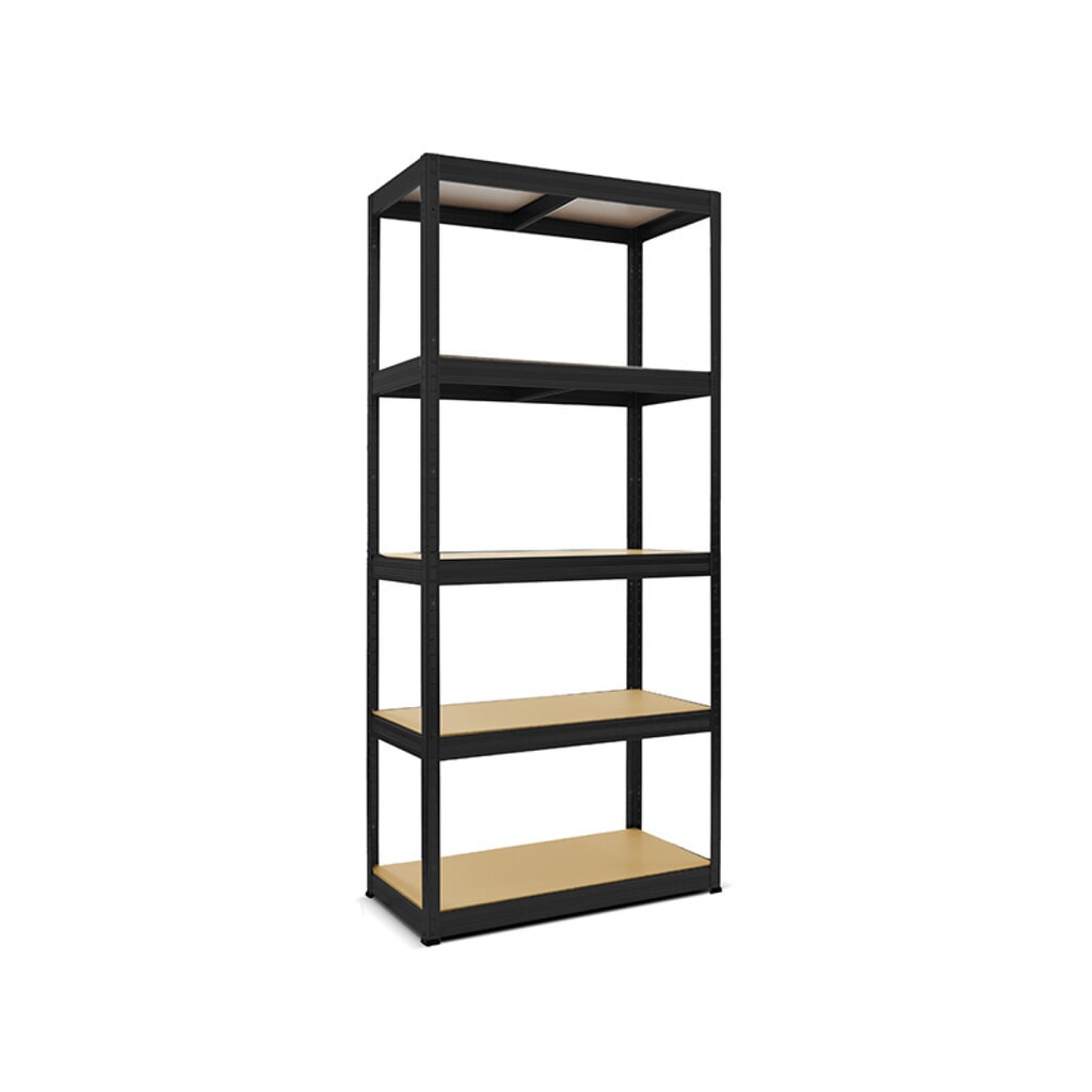 Immagine del prodotto n. 1: Scaffalatura per carichi pesanti HEMMDAL modello S+, nero - 180 x 90 x 60 cm - fino a 750 kg