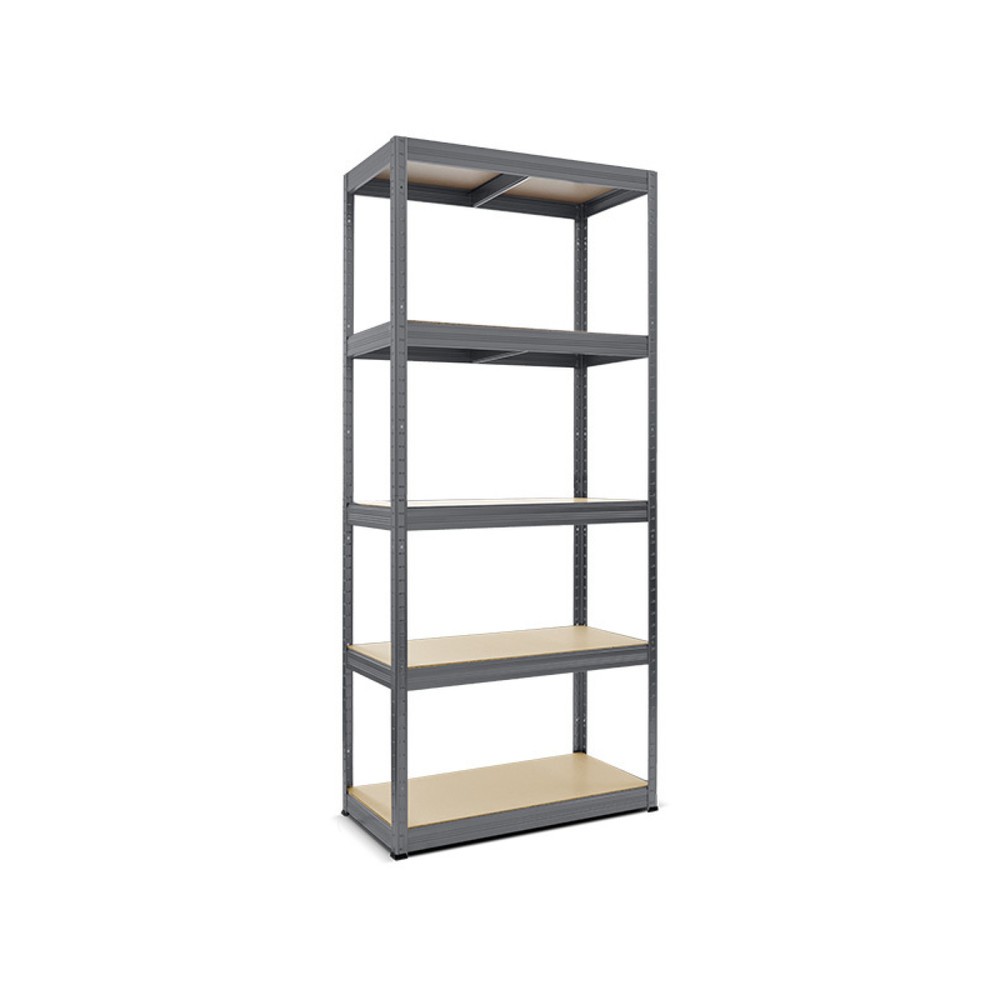 Immagine del prodotto: Scaffalatura per carichi pesanti HEMMDAL modello S, grigio grafite - 180 x 90 x 45 cm - fino a 750 kg