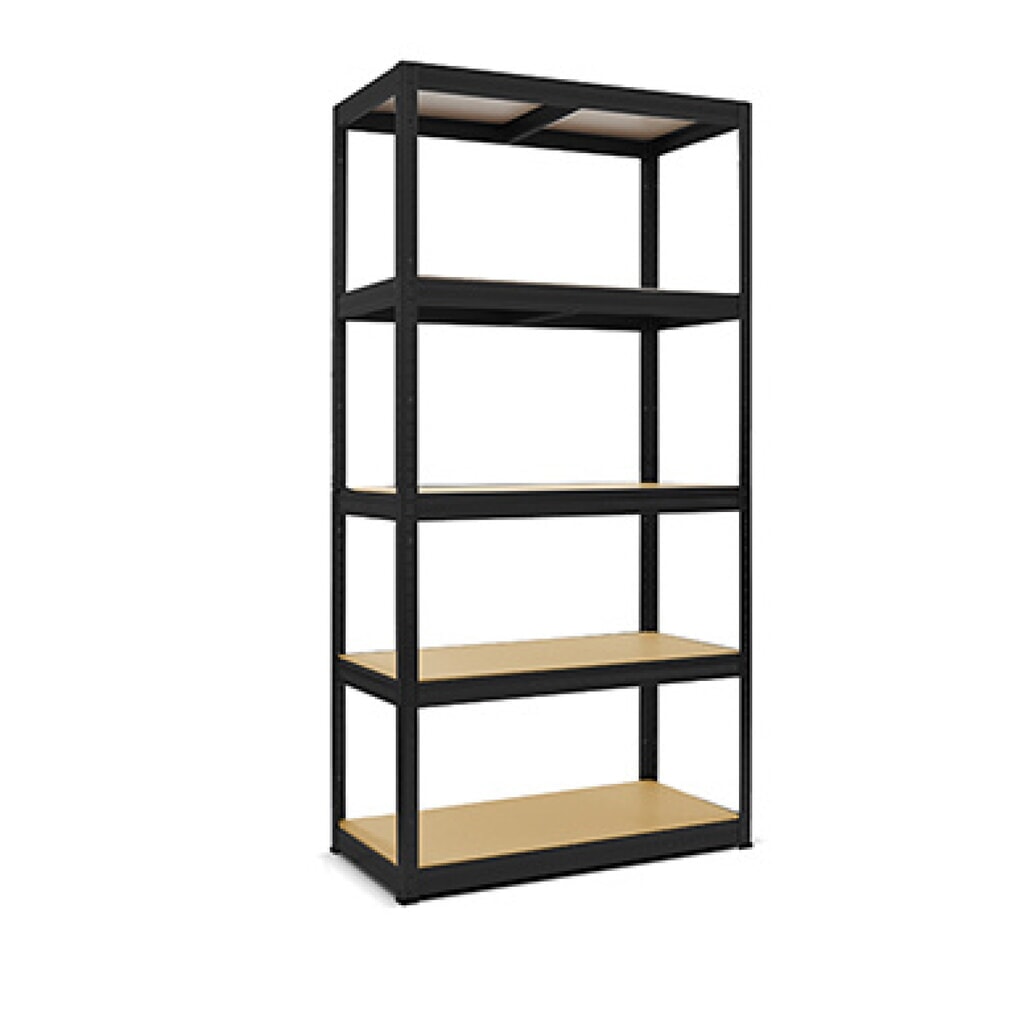 Scaffalatura per carichi pesanti HEMMDAL modello XS, nero - 180 x 75 x 35 cm - fino a 750 kg Immagine del prodotto: Scaffalatura per carichi pesanti HEMMDAL modello XS, nero - 180 x 75 x 35 cm - fino a 750 kg