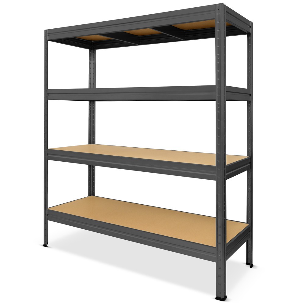 Immagine del prodotto n. 1: Scaffalatura per carichi pesanti HEMMDAL modello XL, antracite - 180 x 180 x 60 cm - fino a 2.000 kg