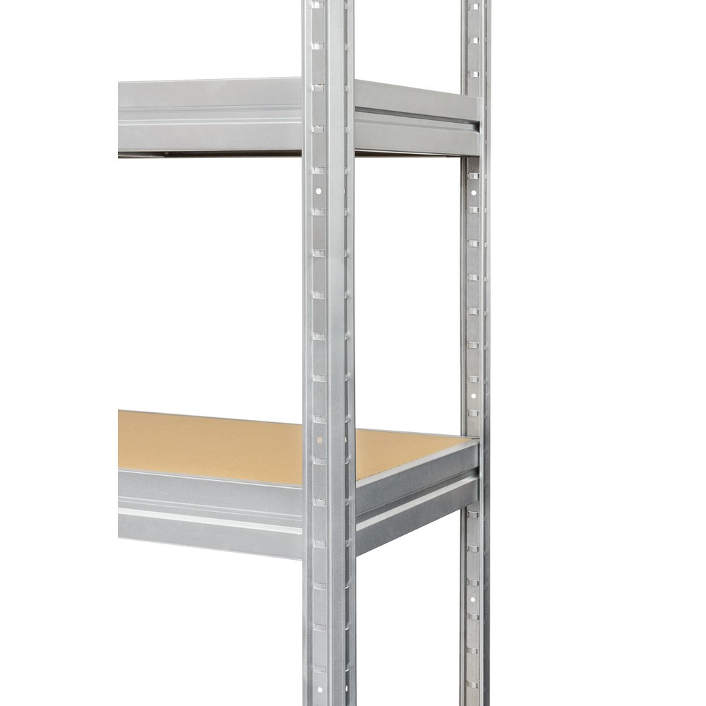 Immagine del prodotto n. 2: Scaffalatura a campata larga HEMMDAL, sistema a incastro, portata per piano 500 kg, zincata, AxLxP 1.770 x 1.600 x 450 mm