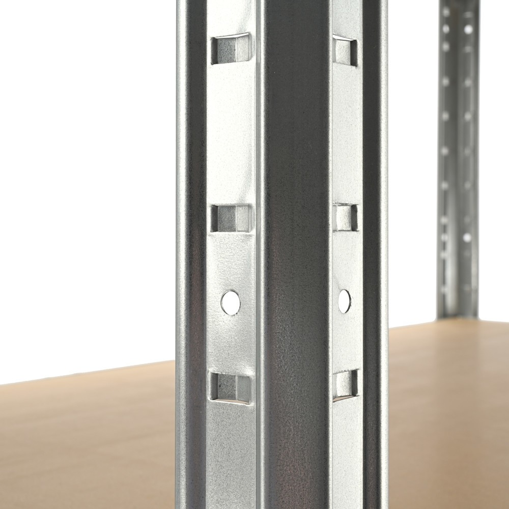 Immagine del prodotto n. 3: Scaffalatura a campata larga HEMMDAL, sistema a incastro, portata per piano 500 kg, zincata, AxLxP 1.770 x 1.600 x 450 mm