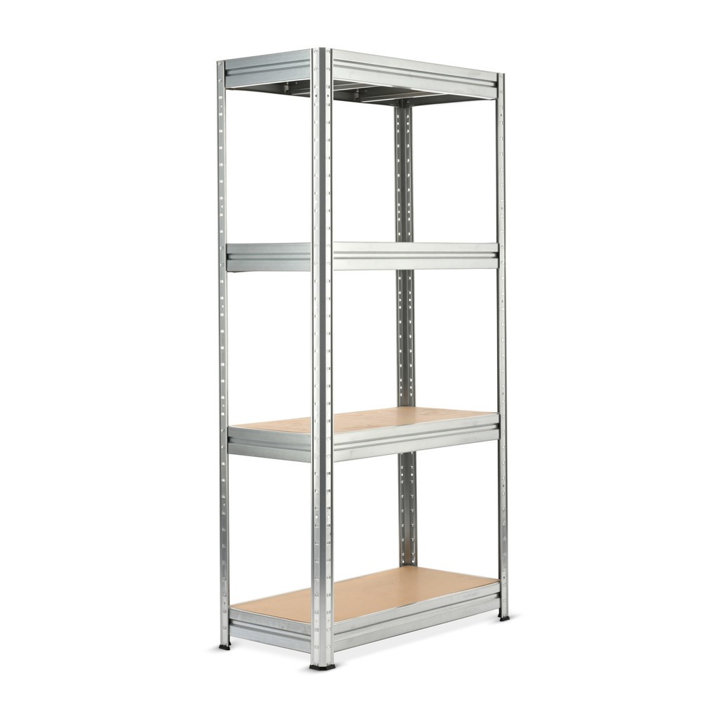 Immagine del prodotto: Scaffalatura a ripiani HEMMDAL galvanizzata, portata per piano di 600 kg, AxLxP 1.770 x 900 x 450 mm