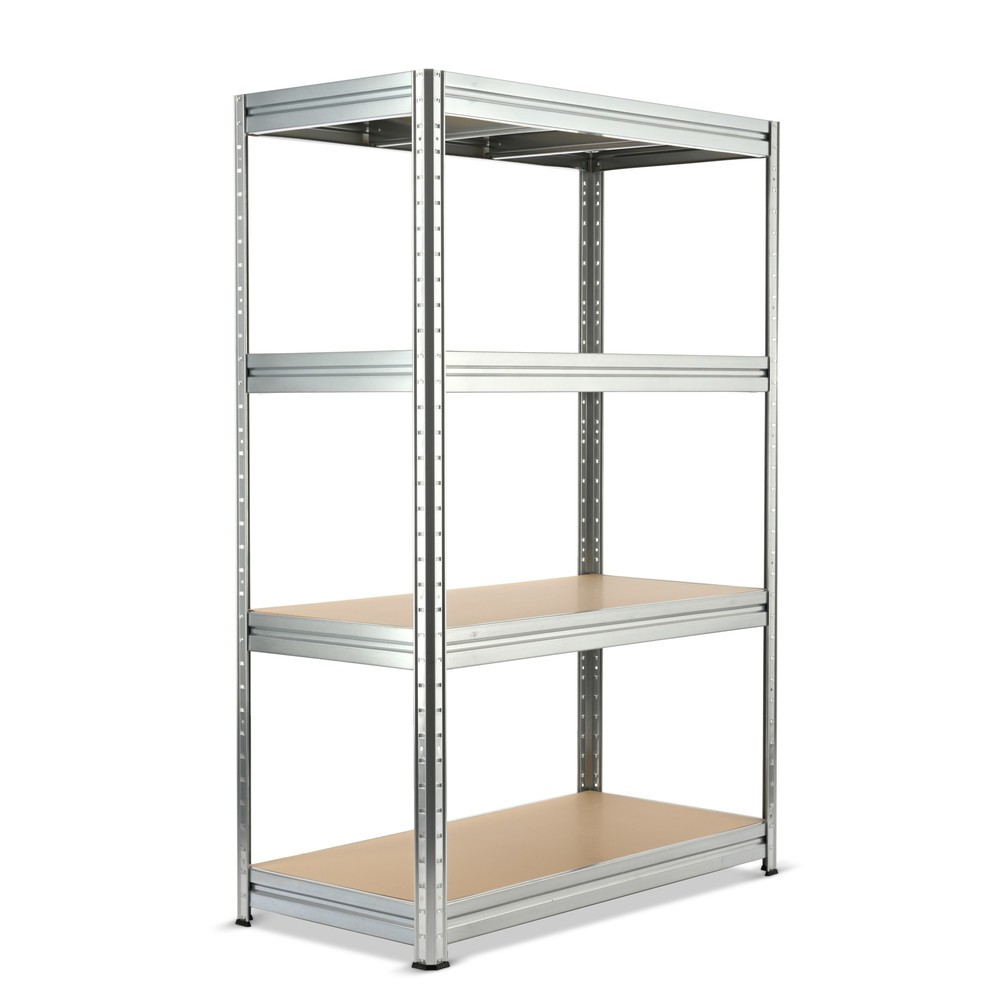 Immagine del prodotto: Scaffalatura a ripiani HEMMDAL galvanizzata, portata per piano di 600 kg, AxLxP 1.770 x 1.200 x 600 mm