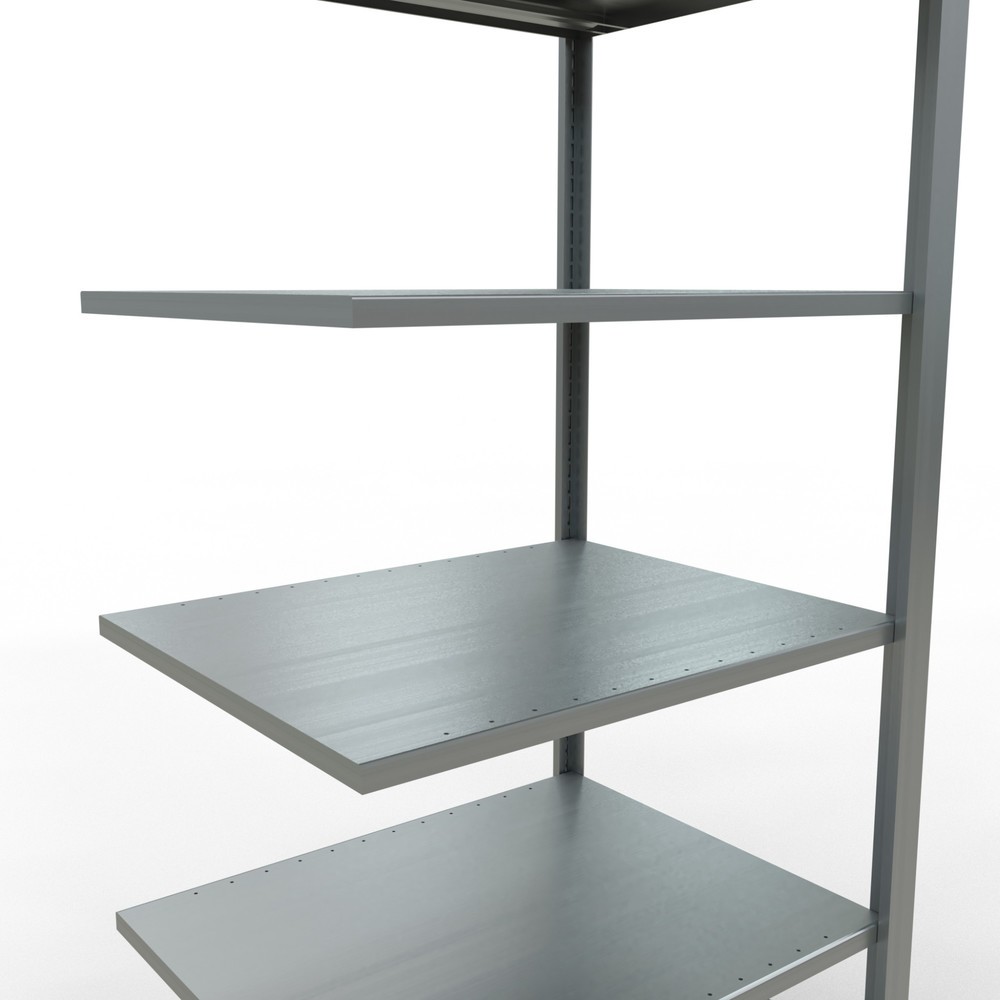 Immagine del prodotto n. 4: Scaffalatura per documenti SCHULTE campata aggiuntiva, a doppio fronte, senza spondine centrali, portata per piano 150 kg, AxLxP 2.000 x 750 x 600 mm