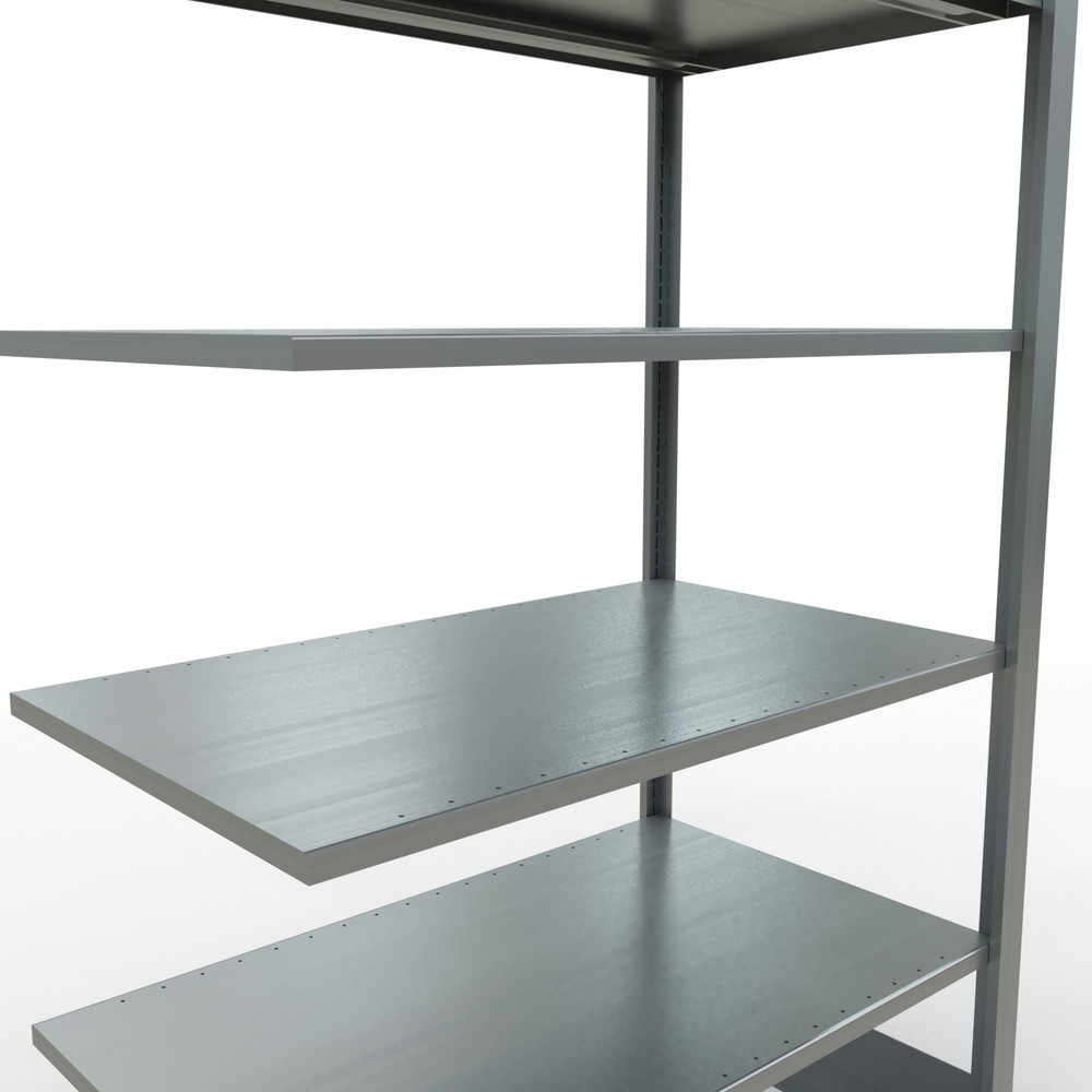 Immagine del prodotto n. 5: Scaffalatura per documenti SCHULTE campata aggiuntiva, a doppio fronte, senza spondine centrali, portata per piano 150 kg, AxLxP 2.000 x 1.000 x 600 mm
