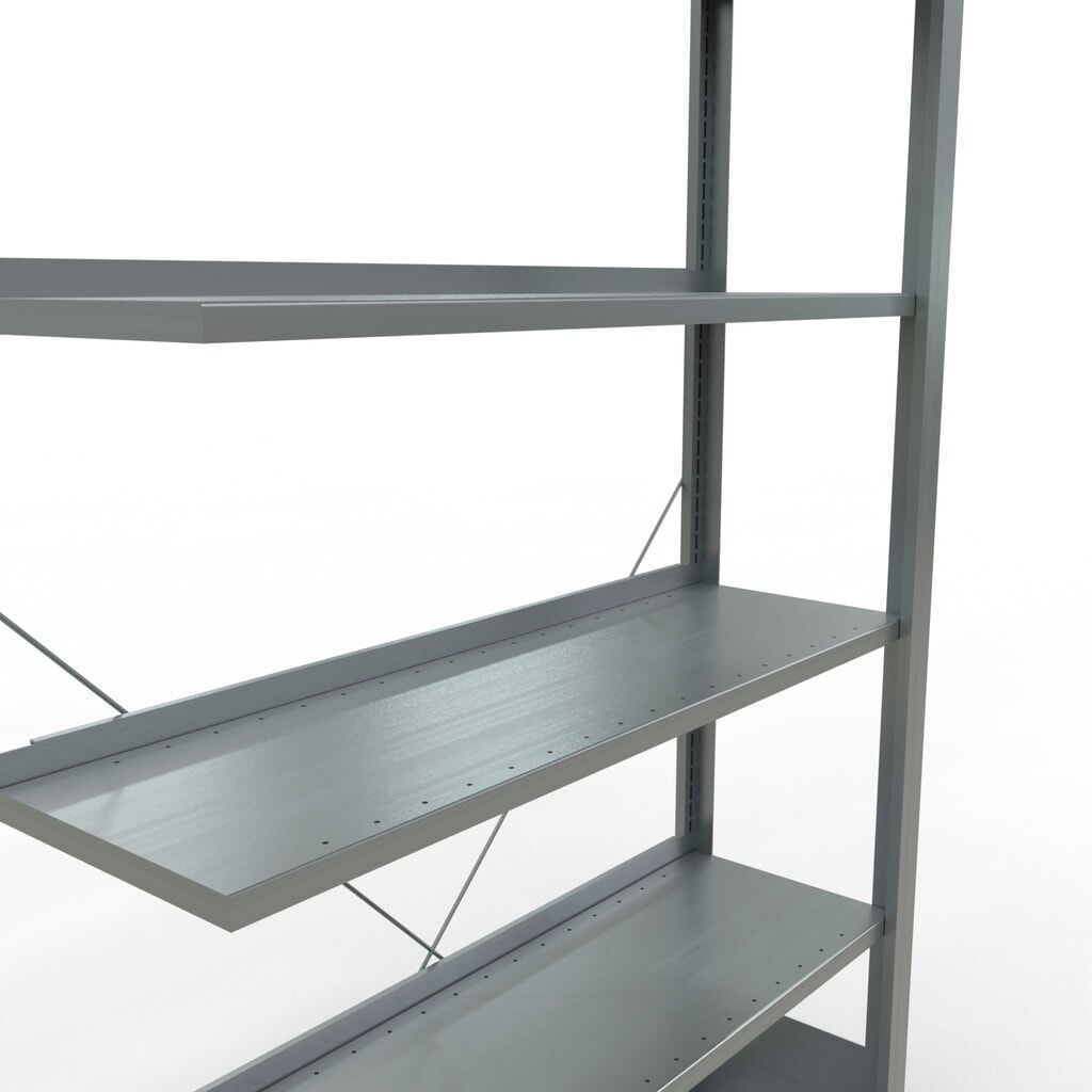 Scaffalatura per documenti SCHULTE campata aggiuntiva, monofronte, con spondine posteriori, portata per piano 85 kg, AxLxP 2.000 x 1.000 x 300 mm Immagine del prodotto n. 4: Scaffalatura per documenti SCHULTE campata aggiuntiva, monofronte, con spondine posteriori, portata per piano 85 kg, AxLxP 2.000 x 1.000 x 300 mm