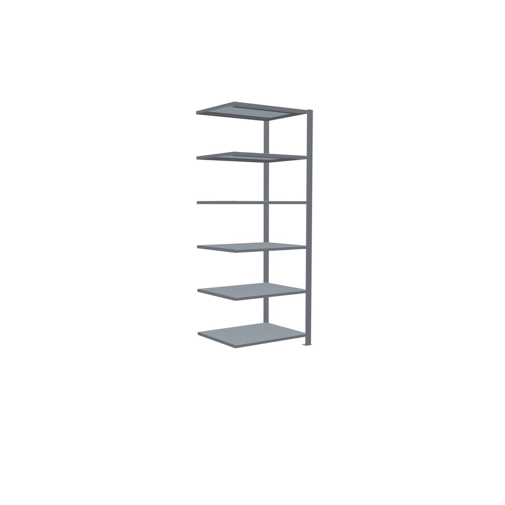 Immagine del prodotto n. 2: Scaffalatura per documenti SCHULTE campata aggiuntiva, a doppio fronte, con spondine centrali, portata per piano 150 kg, AxLxP 2.000 x 750 x 600 mm
