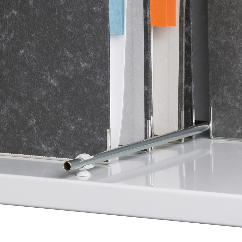 Immagine del prodotto n. 3: Scaffalatura per documenti SCHULTE campata aggiuntiva, a doppio fronte, con spondine centrali, portata per piano 150 kg, AxLxP 2.500 x 1.000 x 600 mm