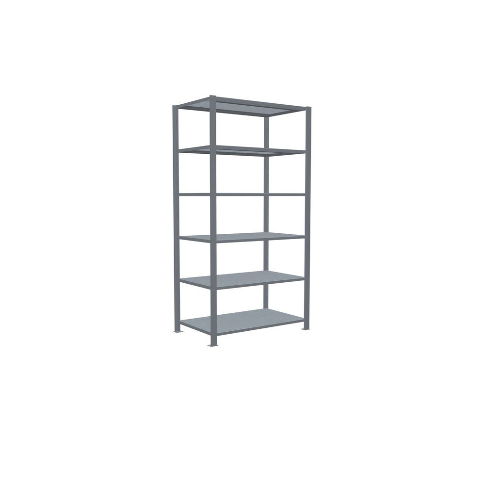 Immagine del prodotto n. 2: Scaffalatura per documenti SCHULTE campata base, a doppio fronte, senza spondine centrali, portata per piano 150 kg, AxLxP 2.000 x 1.000 x 600 mm